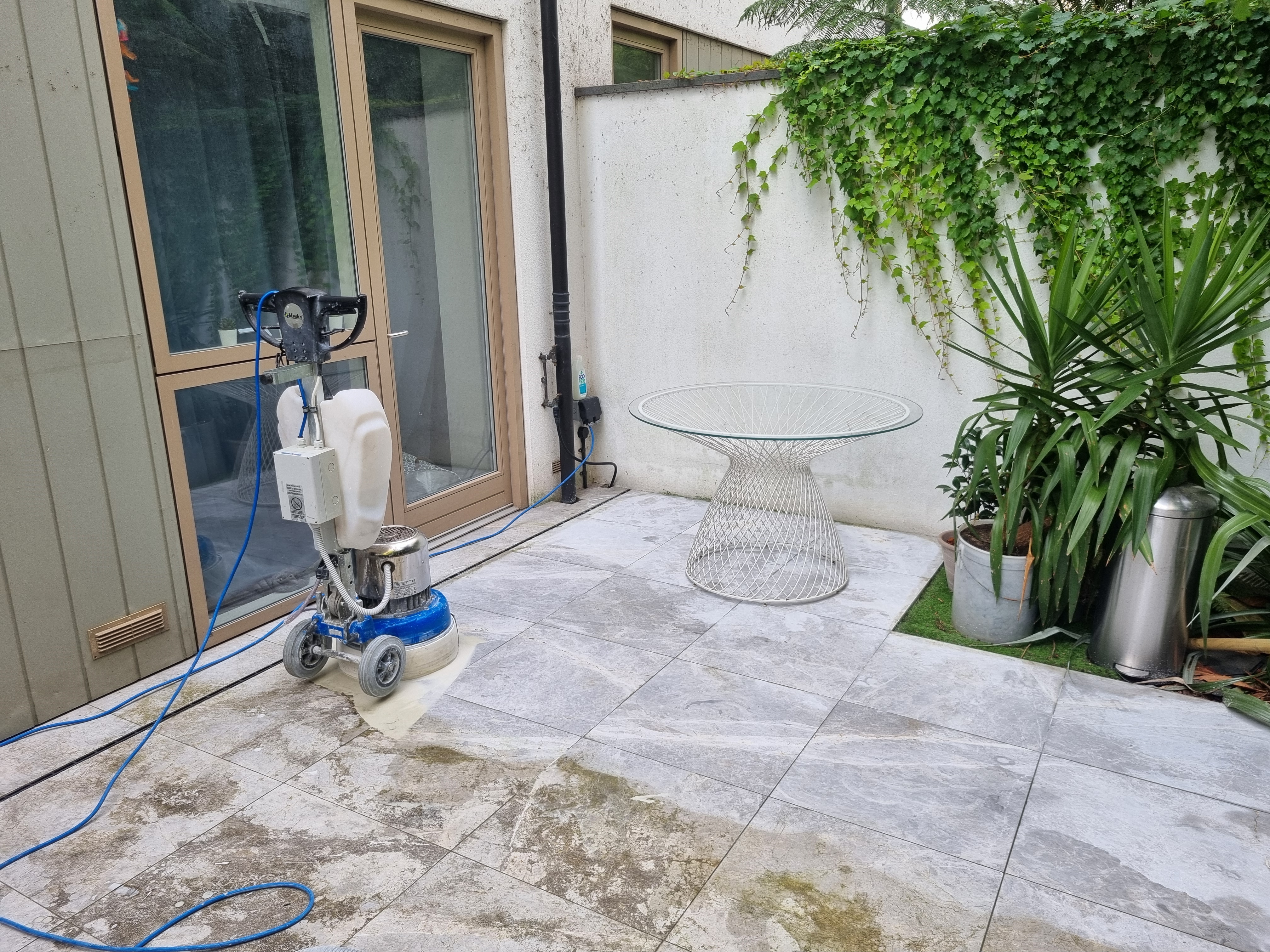 Restored stone surface, completed August 2025