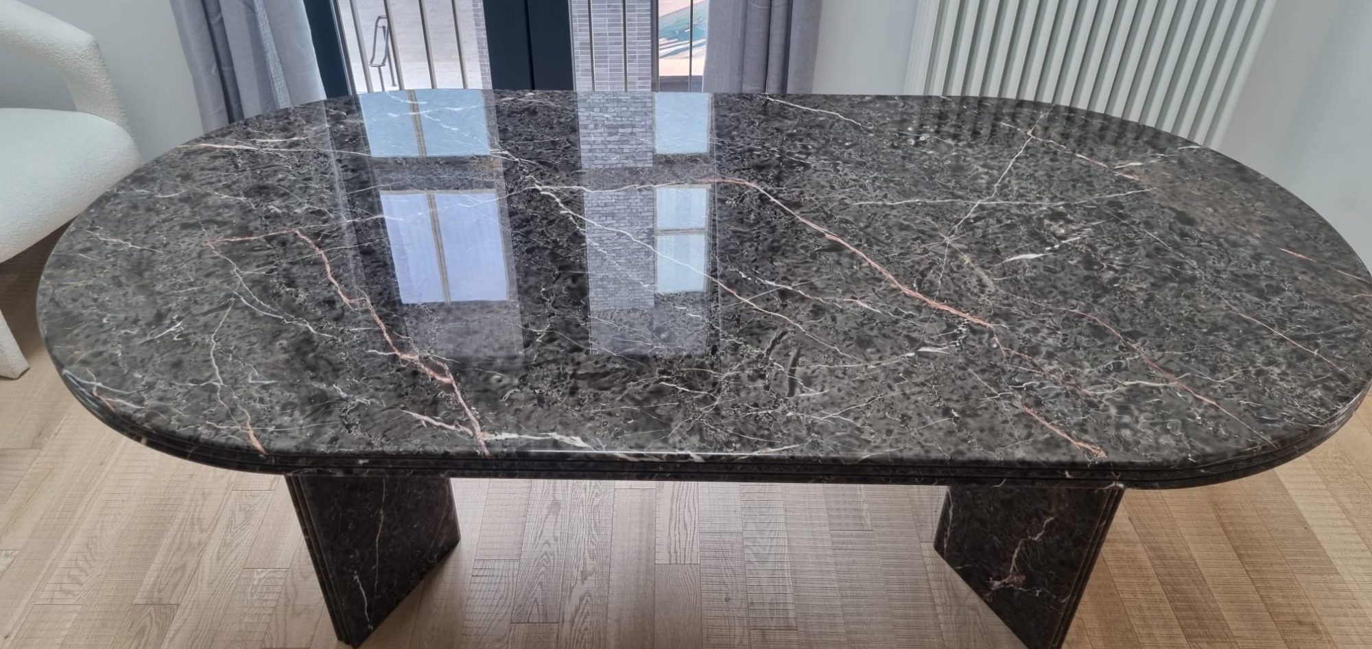 Completed natural stone restoration